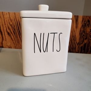 Rae Dunn NUTS canister NWT
